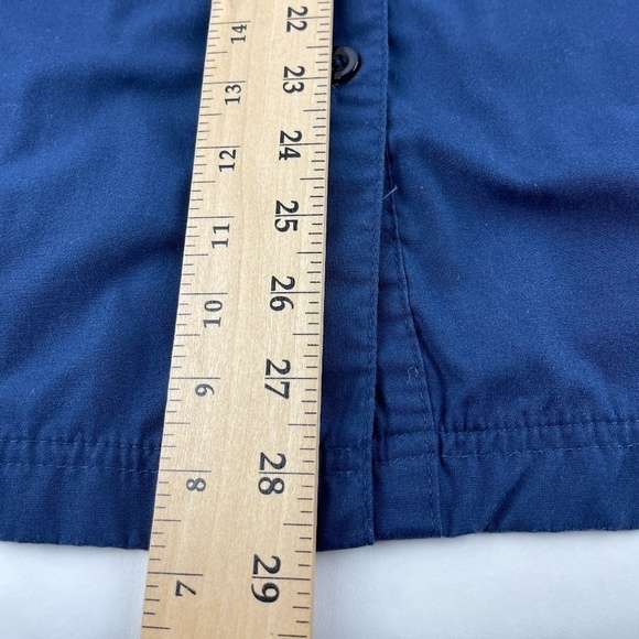 Butter Soft Button Up Shirt Womens 2X Blue Long Sleeve - Picture 8 of 10